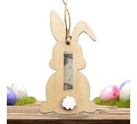 Easter Cash Holder, Funny Card Holder Easter, Festive Basket, Creative Money Gift, Unique Decorations for Ticket and Cash for Adults, 13 x 5 cm, Multicoloured, Wood Color Rabbit, Se référer au