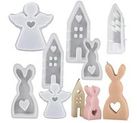 Easter Casting Mould - Egg Silicone Mould, Custom Holiday Craft Mould | Non-Stick Making Silicone Mould, Gnome Mould for Casting, Candle Making, , Crafts, Plaster,