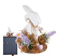 Easter Centerpiece And Table Decorations For Easter Table - Festive Wood Decoration | Table Top Ornament,Church Restaurant Spring Party Family Collection Shelf Bedside Bedroom