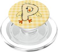 Easter Chick Alphabet Letter P Spring Graphic PopSockets PopGrip for MagSafe