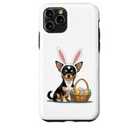 Easter Chihuahua Dog, black and tan, cartoon style Case for iPhone 11 Pro