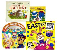 Easter Children Book Collection 4 Books Set (Easter? That’s Not Right!, PAW Patrol Pups’ Easter Basket, The Easter Egg Hunt & Mr Men Little Miss Easter Countdown)