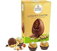 Easter Chocolate Egg Ferrero Rocher Golden Egg Milk Chocolate & Hazelnut 250g - Perfect for Easter Gift For Men Women and Kidy By Experts Supplies