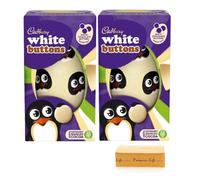 Easter Chocolate Egg with Cadbury White Buttons Egg, 98g (2 Pack)