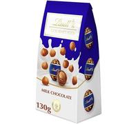 Easter Chocolate Eggs Variety Flavours & Fillings - For Easter Best gift for Friends & Family (Lindt Gourmet Milk Chocolate Eggs with Whole Roasted Hazelnut 130g)
