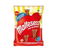 Easter Chocolate Eggs Variety For Easter Best gift 2026 (Maltesers Mini Bunnies Popcorn Flavour Chocolate - Mini Easter Bunnies 58g)