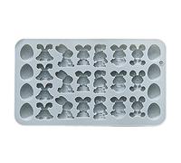 Easter Chocolate Molds - Nonstick Food Grade Baking Pan, Easter Bunny Mold Chocolate Making for Cookie Muffin Jelly Dessert Cake Decorations Home Kitchen Spring Party