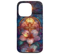 Easter Christian Cross Lily Spring Resurrection Faith Case for iPhone 13 Pro