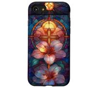Easter Christian Cross Lily Spring Resurrection Faith Case for iPhone SE (2020) / 7/8