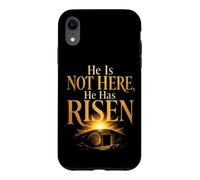 Easter Christian Empty Tomb He Is Not Here He Has Risen Case for iPhone XR