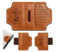 Easter Christian Gifts, Christian Magnetic Bookmarks with Pen Holder, Catholic Bible Magnetic Bookmarks for Son Daughter Teens Readers Women Men Adults, Bible Accessories Easter Basket Stuffers