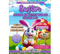 Easter Coloring And Activity Book For Children 4-12: With Coloring Pages, Mazes, Word Searches, Word Lists, Treasure Hunt, Find What’s Different ... Card Making, And Much More! (Playful and Fun)