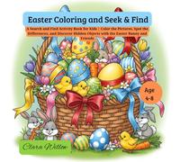 Easter Coloring and S ind: A Search and Find Activity Book for Kids | Color the Pictures, Spot the Differences, and Discover Hidden Objects with ... and Friends (libros para colorear niños)