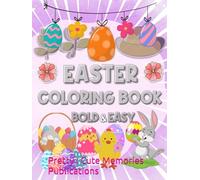 Easter Coloring Book for Adults: Bold & Easy