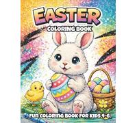 Easter Coloring Book for Kids Ages 4-6: Cute Bunnies, Chicks and Easter Eggs - Fun and Easy Coloring Pages for Toddlers and Preschool Kids (Silver30 Series)