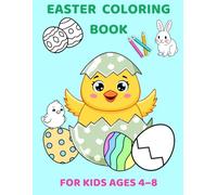Easter Coloring Book for Kids Ages 4-8 | Cute Easter Bunnies, Eggs and Spring Animals | Fun Easter Activity Book for Boys and Girls | Large 8.5 x 11 Coloring Pages