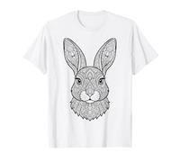 Easter Coloring Mandala Easter Bunny and Paint it Yourself T-Shirt