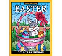 Easter Colour by Number: Coloring Book for Kids ages 4-8