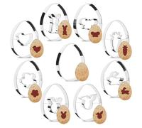 Easter Cookie Cutters Set 9 PCS - Stainless Steel Easter Biscuit Cutters for Children Party Baking DIY, Funny Easter Egg Bunny Flower Butterfly Chick Carrot Cookie Cutter
