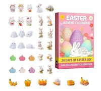 Easter Countdown Bunny - 24 Day Easter Countdown Decoration, Collectible Bunny Animal Display, Carefully Designed | Joy p