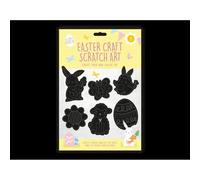 Easter Craft Scratch Art 24 Pack - Black Arts And Crafts