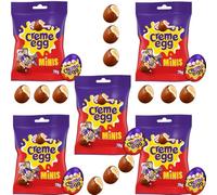 Easter Creme Egg Minis Chocolate - Milk Chocolate Eggs with Soft Fondant Centre - 78g - Suitable for Vegetarians - Cdb (10 x Pack)