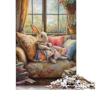 Easter Cute Bunny 1000 Pieces Puzzles for Adults & Teenager Teenager Man Woman Gift 1000pcs (75x50cm)
