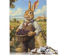 Easter Cute Bunny 1000 Pieces Puzzles for Adults & Teenager Teenager Man Woman Gift 1000pcs (75x50cm)