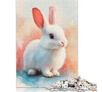 Easter Cute Bunny 500 Pieces Puzzles for Adults & Teenager Teenager Man Woman Gift 500pcs (52x38cm)