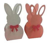 Easter Cutting Dies for Card Making, Happy Easter Rabbit Eggs Metal Cutting Dies Embossing Stencil Template for DIY Scrapbooking Paper Card Album Decor Craft Art Stamp (Bunny Gift Box)