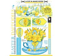 Easter Daffodils Cut-n-Make Book: Easter Egg and Daffodil Clip Art for Handmade Cards, Wraps and Decorations: Volume 4