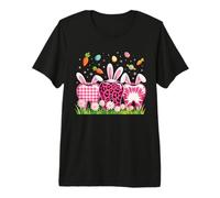 Easter Day 2026 Cute Leopard Plaid Tooth Dental Assistant Premium T-Shirt