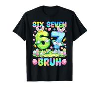 Easter Day 6 7 Six Seven Meme Easter Bunny Eggs Boys Girls T-Shirt