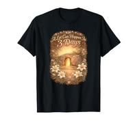 Easter Day A Lot Can Happen in 3 Days Christian Cross Jesus T-Shirt