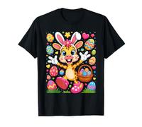 Easter Day Bunny Giraffe Funny Easter Giraffe Egg Boys Girls T-Shirt