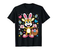 Easter Day Bunny Giraffe Funny Easter Giraffe Egg Boys Girls T-Shirt