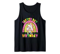 Easter Day is My Birthday Unicorn Chocolate Eggs Rainbow Tank Top
