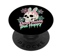 Easter Dead Inside But Hoppy Skull Bunny Pastel Goth PopSockets Adhesive PopGrip