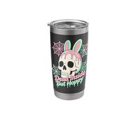 Easter Dead Inside But Hoppy Skull Bunny Pastel Goth Stainless Steel Insulated Tumbler