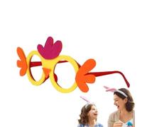 Easter Decoration | Bunny Ears Chick Eggs Favors,Cute Easter Accessories Easter Glasses for Family Friends Colleagues