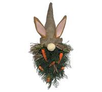 Easter Decoration In The Shape Of A Wreath With Rabbit | Country Garland Yard Style Wall Decoration | Bunny Wreath For Front Door,For Country Style Party House Outdoor Wedding