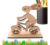 Easter Decoration | Wooden Bunnies for Easter Home Decor | Handmade Animal Table Shelf for Table Entryway Office Shops Living Room Bedroom Porch Garden Parties