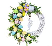 Easter Decoration Wreath Eye Catching Acrylic Floral Design for Spring Festivals (D)