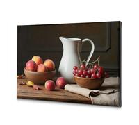 Easter Decorations A Still Life With Fruit And A Pitcher. Canvas Decorative Picture Bathroom Wall Decor Easter Wall Decor(20x30cm)