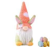 Easter Decorations Gnome,Handmade Gnome Faceless Plush Dwarf Doll Easter Home Decorations Ornaments Gifts, for Home Kitchen Farmhouse Holiday Festival Party (Pink)