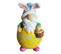 Easter Decorations Gnomes Decor Spring Table Ornaments Cute Gnome Egg Easter Table Centerpiece Gnomes Decorations For Home For Theme Party Sparkly Ornament (B, One Size)