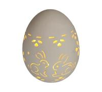Easter - Decorative Lamp | Ceramic LED Lights, Warm Nursery Decoration, Festive Home Lighting, Elegant Easter Shine and Interior Design