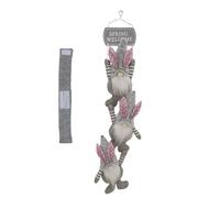 Easter DecorsEaster Bunnies Rabbits Sign for Front Door Decors Curtain Tieback Rabbits Window Holdback Buckles Decorations for Home Tiebacks Decorative Holdbacks Decorations for Home Tiebacks