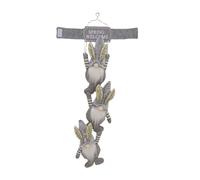 Easter DecorsEaster Bunnies Rabbits Sign for Front Door Decors Curtain Tieback Rabbits Window Holdback Buckles Decorations for Home Tiebacks Decorative Holdbacks Decorations for Home Tiebacks
