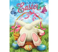 Easter Diamond Painting, 5D Crystal Art Kits DIY Full Drill Gem Arts Rhinestone Square Embroidery Picture Craft Wall Home Decor Diamonds by Number Kit for Beginners 12x16in (Style 1)